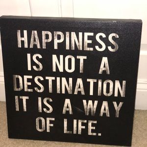 Destressed “Happiness Sign”